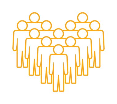 Sembol, insan ikonu. vektör dosyası.