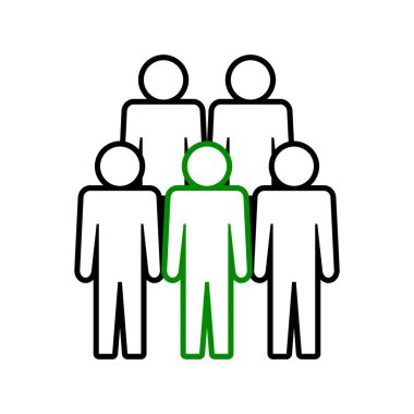 Sembol, insan ikonu. vektör dosyası.