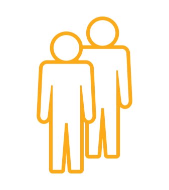 Sembol, insan ikonu. vektör dosyası.