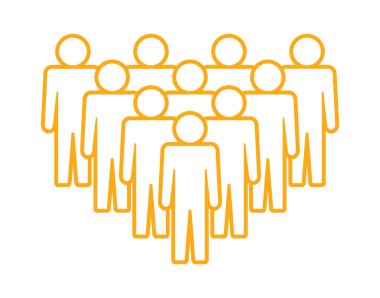 Sembol, insan ikonu. vektör dosyası.