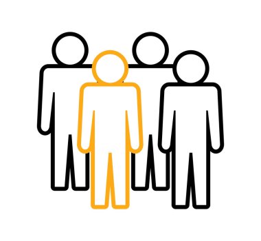 Sembol, insan ikonu. vektör dosyası.