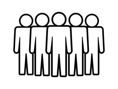 Sembol, insan ikonu. vektör dosyası.