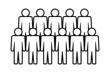 Sembol, insan ikonu. vektör dosyası.