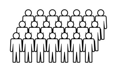 Sembol, insan ikonu. vektör dosyası.