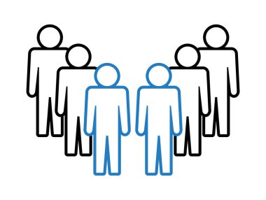 Sembol, insan ikonu. vektör dosyası.