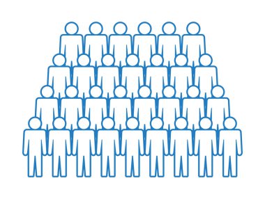 Sembol, insan ikonu. vektör dosyası.