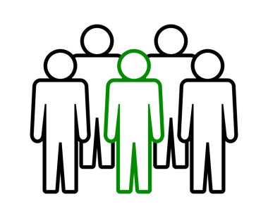 Sembol, insan ikonu. vektör dosyası.