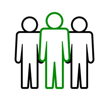 Sembol, insan ikonu. vektör dosyası.