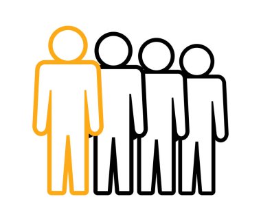 Sembol, insan ikonu. vektör dosyası.