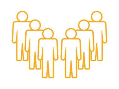 Sembol, insan ikonu. vektör dosyası.