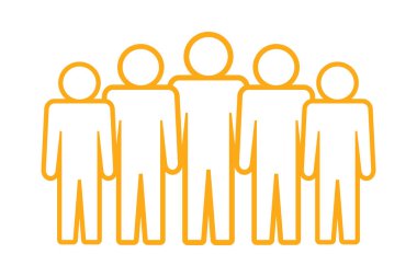 Sembol, insan ikonu. vektör dosyası.