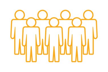 Sembol, insan ikonu. vektör dosyası.