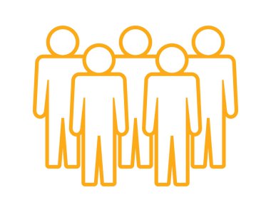 Sembol, insan ikonu. vektör dosyası.