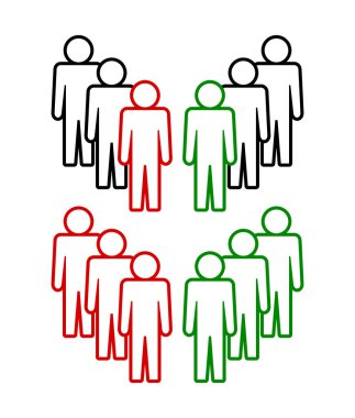 Sembol, insan ikonu. vektör dosyası.