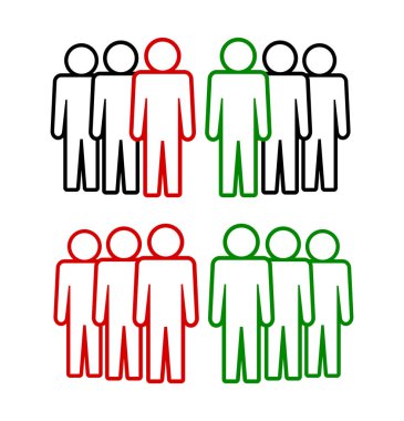 Sembol, insan ikonu. vektör dosyası.