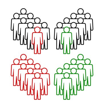 Sembol, insan ikonu. vektör dosyası.