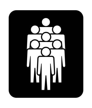 Sembol, insan ikonu. vektör dosyası.