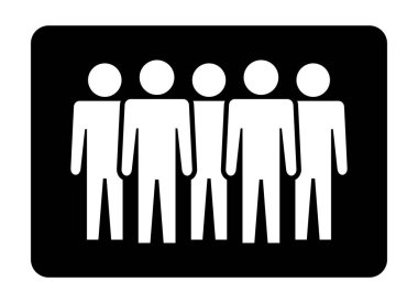 Sembol, insan ikonu. vektör dosyası.