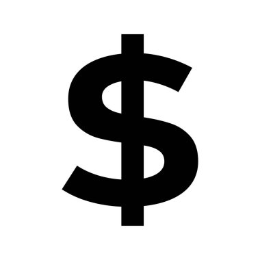 Dolar işareti simgesi, vektör grafikleri