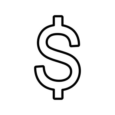 Dolar işareti simgesi, vektör grafikleri