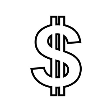 Dolar işareti simgesi, vektör grafikleri