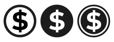 Dolar işareti simgesi, vektör grafikleri