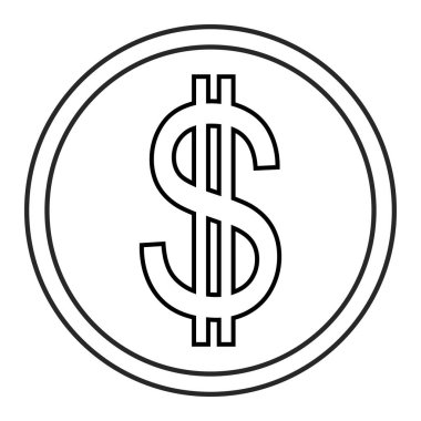 Dolar işareti simgesi, vektör grafikleri