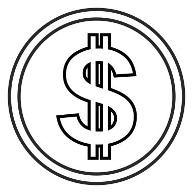 Dolar işareti simgesi, vektör grafikleri