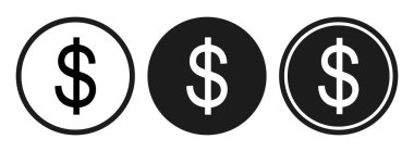 Dolar işareti simgesi, vektör grafikleri