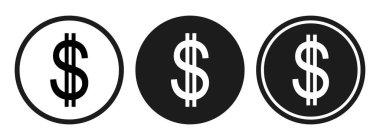 Dolar işareti simgesi, vektör grafikleri