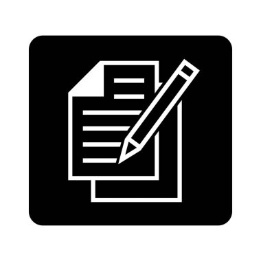 Siyah kareli beyaz dizüstü bilgisayar simgesi, vektör dosyası