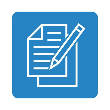 Mavi kareli beyaz dizüstü bilgisayar simgesi, vektör dosyası