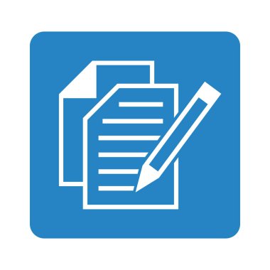 Mavi kareli beyaz dizüstü bilgisayar simgesi, vektör dosyası