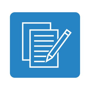 Mavi kareli beyaz dizüstü bilgisayar simgesi, vektör dosyası