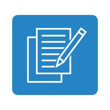 Mavi kareli beyaz dizüstü bilgisayar simgesi, vektör dosyası