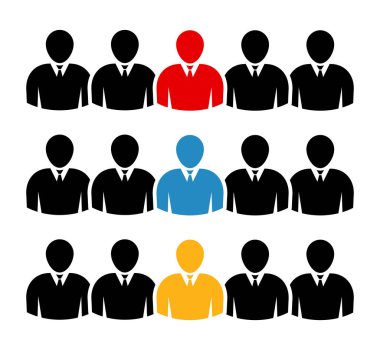 Sembol, insan ikonu. vektör dosyası.