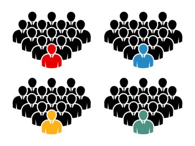 Sembol, insan ikonu. vektör dosyası.