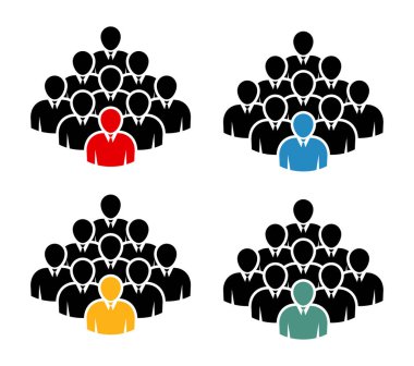 Sembol, insan ikonu. vektör dosyası.