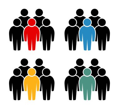 Sembol, insan ikonu. vektör dosyası.