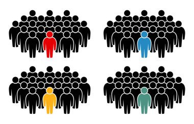 Sembol, insan ikonu. vektör dosyası.