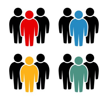 Sembol, insan ikonu. vektör dosyası.