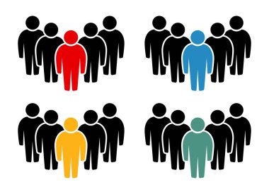 Sembol, insan ikonu. vektör dosyası.