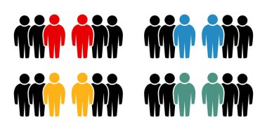 Sembol, insan ikonu. vektör dosyası.