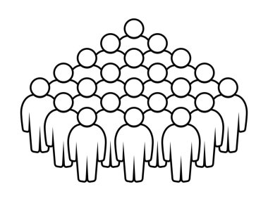 Sembol, insan ikonu. vektör dosyası.