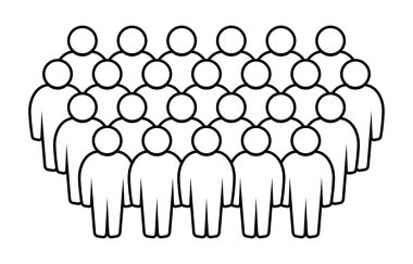 Sembol, insan ikonu. vektör dosyası.