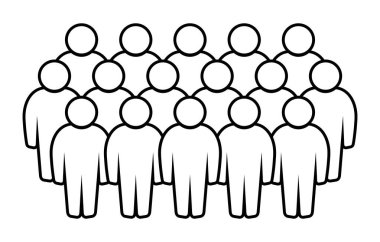 Sembol, insan ikonu. vektör dosyası.