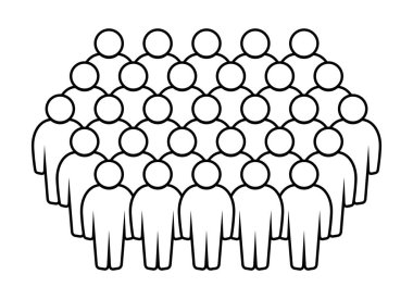 Sembol, insan ikonu. vektör dosyası.