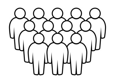 Sembol, insan ikonu. vektör dosyası.