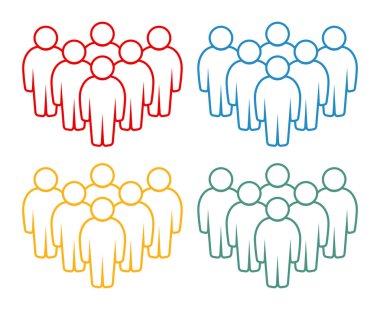 Sembol, insan ikonu. vektör dosyası.