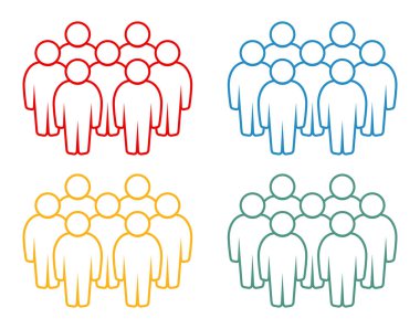 Sembol, insan ikonu. vektör dosyası.